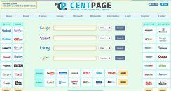Desktop Screenshot of centpage.com