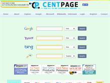 Tablet Screenshot of centpage.com